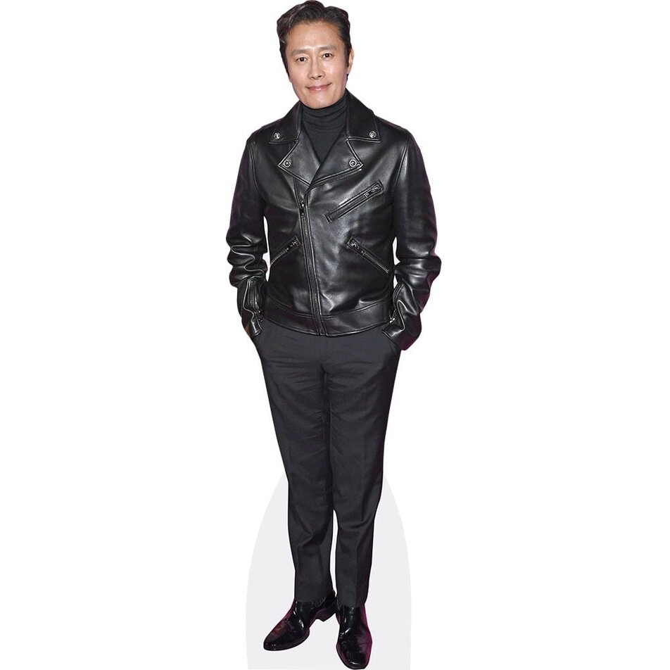 LEE BYUNG HUN コラージュフレーム Lee Byung-hun (Leather Jacket) Cardboard Cutout - Celebrity